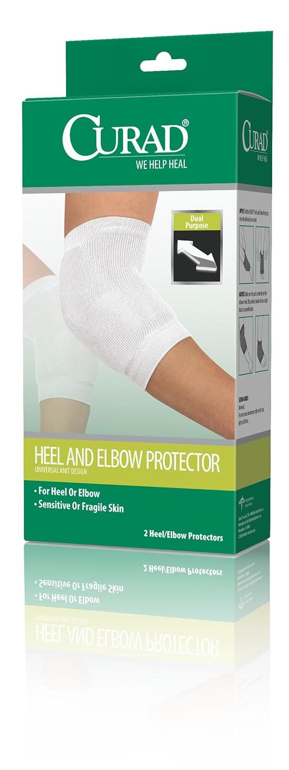 Curad Heel and Elbow Protector Universal Knit Design - $14.55