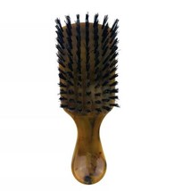 Vintage Avon Natural Performance Men&#39;s Club Brush Hairbrush Brown 6.5” W... - $44.45