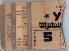 Yes Concert Ticket Stub June 5 1979 Oklahoma City - £27.25 GBP
