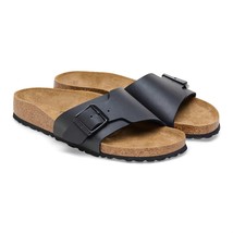 Birkenstock women&#39;s catalina birko-flor sandal in Black - £53.15 GBP