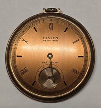 Gruen Veri Thin Precision 17 Jewel Pocket Watch 10 kt Gold Filled 4-109571 As Is - £54.39 GBP