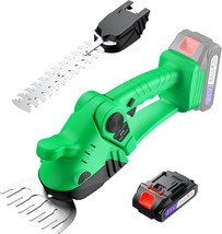 Cordless Hedge Trimmer, 2-In-1 Grass Shear &amp; Shrub Trimmer, Branches Pru... - $44.92