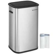 Motion Sensor Trash Can, 13 Gallon Automatic Garbage Can With Soft-Close Lid And - £97.50 GBP