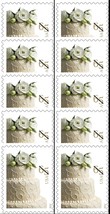 Wedding Cake ONE PACK OF TEN 65 Cent Postage Stamps Scott 4602 - £35.88 GBP