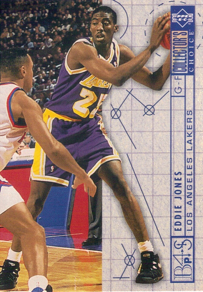 M) 1994-95 Upper Deck Basketball Trading Card Eddie Jones #384 Blueprint... - $1.97