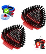 2 Pack Upgraded Spin Mop Replace Scrub Mop Brush Compatible With O Cedar... - €36,42 EUR