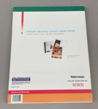 Xerox Tektronix Phaser Glossy Coated Paper A Size 8.5 X 11 In 100lb 100 ... - $29.95