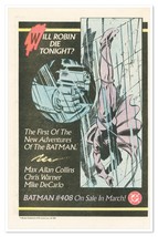 Batman #408 + MPC Kit Body Builder Vintage 1987 Double-Sided Comic Book ... - $12.30