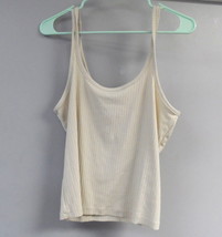 Adore Me Women&#39;s Pajama Top Cami Tank Sleepwear 09081 Oatmeal Medium - $7.59
