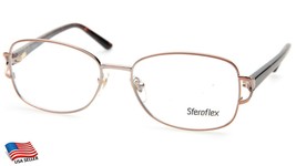 New Sferoflex 2572 488 Brown Eyeglasses Glasses Metal 52-16-135mm - £34.93 GBP