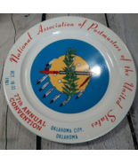 Vtg 77th National Association of Postmasters US Commemorative Plate 1981... - £3.87 GBP