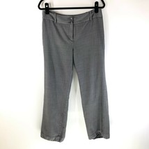 Ann Taylor Womens Dress Pants Margo Wool Silk Blend Lined Gray Size 10 - £9.94 GBP