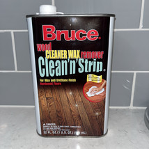 Bruce Wood Cleaner Wax Remover Clean n Strip For Wax Finish 32 Oz ~85% Full - $29.99