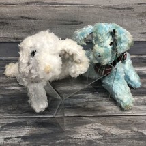 Vtg Antique Gund Puppy Dog Scottie Plaid Sani Foam stuffed Animal 50’s L... - $19.75