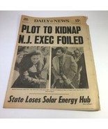 NY Daily News:3/25/77 Plot 2 Kidnap NJ Exec Foiled; Terrell Hallman,Fran... - £14.99 GBP