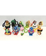 Lot of 11 Rubber 2&quot; Mini Figure Backpack Clips/Keychains VGC - $355.52 MXN
