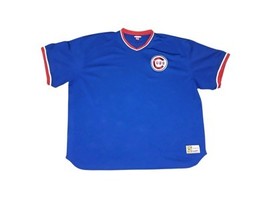 Chicago Cubs Authentic Mitchell And Ness Pullover Jersey Size Mens 6XLB - $965.82 MXN