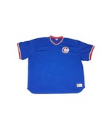 Chicago Cubs Authentic Mitchell And Ness Pullover Jersey Size Mens 6XLB - $73.32 CAD