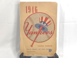 1946 New York Yankees Vs St Louis Cardinals Program DiMaggio Musial - £36.52 GBP