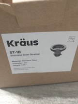 Kraus Stainless Steel Kitchen Sink Strainer ST-1B - £11.66 GBP