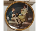 Norman Rockwell Pondering on the Porch Plate 1981 Vtg Rediscovering Wome... - £7.00 GBP