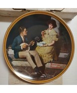 Norman Rockwell Pondering on the Porch Plate 1981 Vtg Rediscovering Wome... - £6.97 GBP