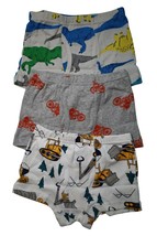 3 Packs 100% Cotton Toddler Little Boys Kids Underwear Breathable Boxer Briefs - £8.78 GBP