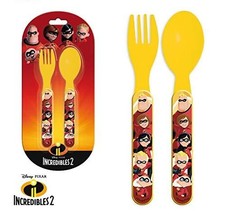 Disney Character Plastic Cutlery Set For Boys or Girls (The Incredibles 2) - $3.99