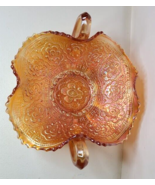 Carnival Glass Fenton C 1915 Persian Medallion Dish Nappy Marigold Antique - £17.72 GBP