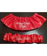 Remove Before Flight Pilot Wedding Garter Set You&#39;re Next Toss Personalized - $29.00