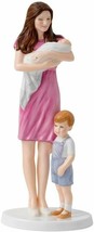 Royal Doulton Baby Princess Charlotte Figurine Kate with Prince George HRH NEW - £102.82 GBP