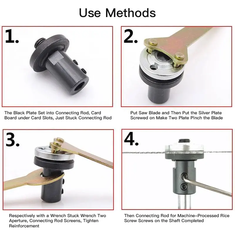 M10 Saw Blade Connecting Shaft 5/6/8/10/14mm Motor Shaft Adapter Grindin... - $162.47