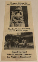 Vintage Alaska Totem Trading Brochure BR5 - £6.69 GBP