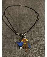 Gimli LOTR Lord Of The Rings Painted Enamel Pendant On Corded Necklace - $8.90