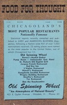 Old Spinning Wheel Restaurant Hinsdale Illinois IL Postcard B11 - £2.36 GBP