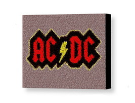 AC/DC Rock Group Song List Incredible Mosaic Framed Print Limited Edition w/COA - £15.58 GBP