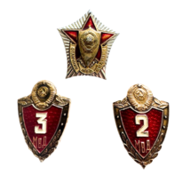 Vintage Soviet Russian Еxcellent Militia Specialist Classes Pins Badge I... - $33.87