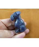 Y-DOG-AI-715 little Black gray FOX WIRE AIREDALE Terrier dog GEMSTONE fi... - $32.05 CAD