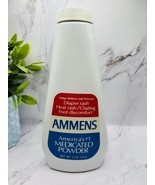 Ammens Medicated Powder Vintage 80’s Baby Heat Rash Bristol Meyers USA P... - $39.84
