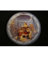 CHECKING IT TWICE collector plate SCOTT GUSTAFSON Santa&#39;s On His Way CHR... - £37.26 GBP