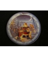 CHECKING IT TWICE collector plate SCOTT GUSTAFSON Santa&#39;s On His Way CHR... - $47.50