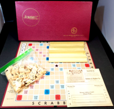 Vintage Sel Right Scrabble Game Selchow &amp; Righter Co. 1948 Board COMPLET... - $29.69