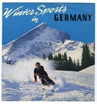 Winter Sports in Germany Booklet 1950&#39;s - $24.72