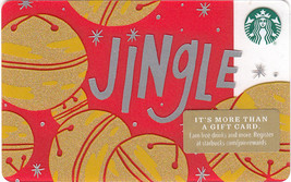 Starbucks 2018 Jingle Collectible Gift Card New No Value - £2.39 GBP