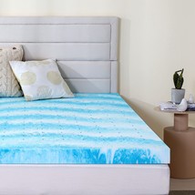 Ego Topper 3 Inch Queen Memory Foam Mattress Topper, Cooling Gel Foam, Medium - £83.12 GBP