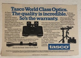 1985 Tasco Binoculars Vintage Print Ad Miami Florida pa18 - $6.92