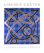 VALERIE JAUDON Lincoln Center Information Center 46&quot; x 35&quot; Serigraph 198... - $272.25