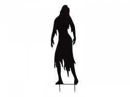 EUROPALMS Silhouette Metal Zombie Woman, 53 1/8in - £36.85 GBP