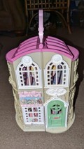 Fisher Price Sweet Streets PET PARLOR Folding House Loving Family Playset 2002 - $24.74