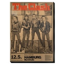 THE CLASH Show in Hamburg Punk Rock Relics Poster Print Canvas Giclee An... - $22.00+